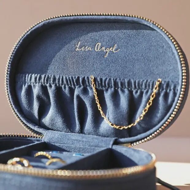 Coffret à Bijoux - Soleil &amp; Lune bleu marine