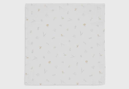 Lange gaze de coton 70x70 - Lovely Birds