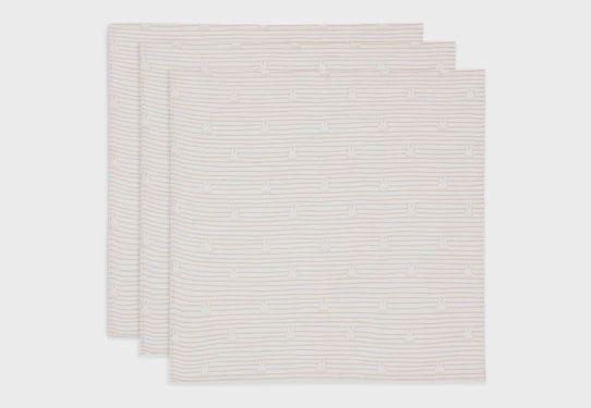 Langes 70x70 - Miffy Stripe Biscuit