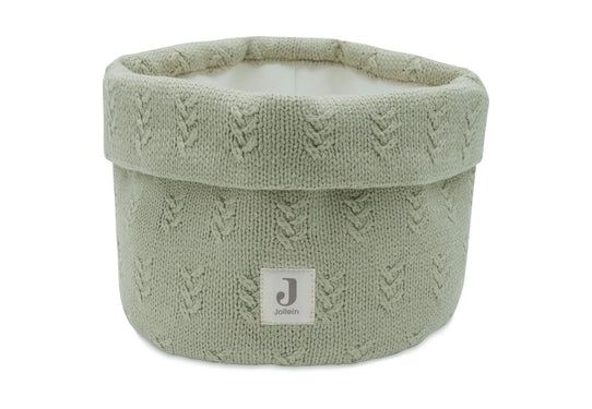 Panier change - Grain Knit Olive Green