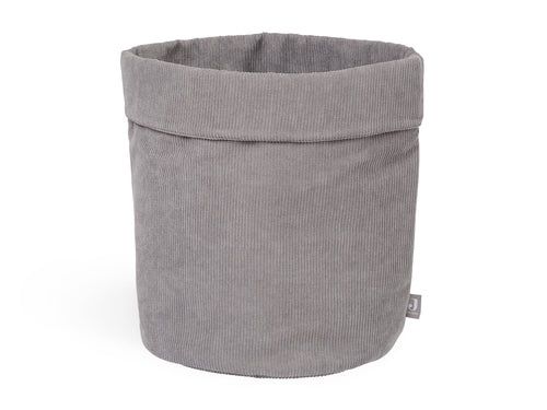 Panier velours - Gris