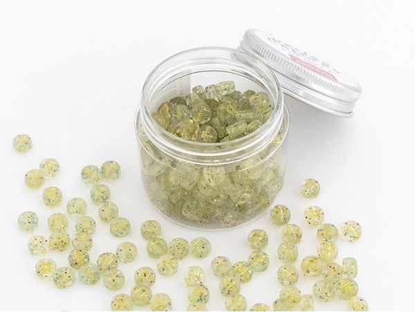 Perles lettres - paillettes or