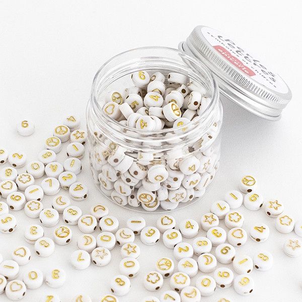 Perles lettres - Symboles et chiffres