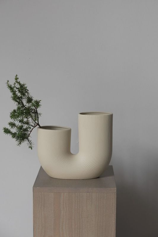 Vase - Stravalla Beige