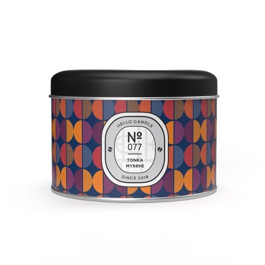 Bougie Hello Candle - N°77 Tonka Myrrhe