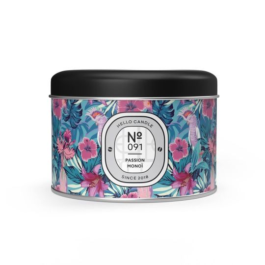 Bougie Hello Candle - Passion Monoï, Taille :: 1 mèche 180ml