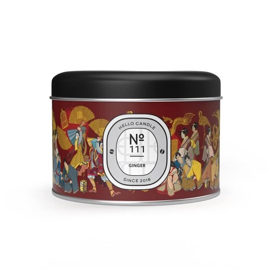 Bougie Hello Candle - Ginger, Taille :: 1 mèche 180ml