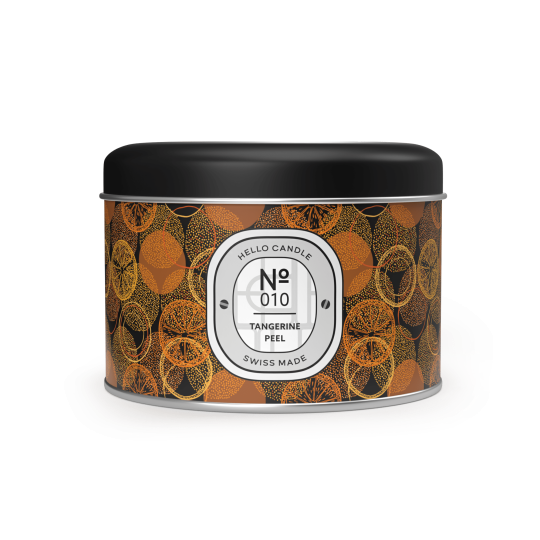 Bougie Hello Candle - Tangerine Peel, Taille :: 1 mèche 180ml