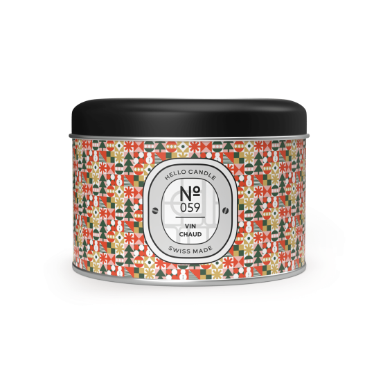 Bougie Hello Candle - Vin Chaud, Taille :: 1 mèche 180ml