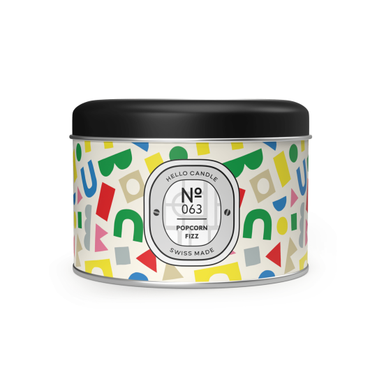 Bougie Hello Candle - Popcorn Fizz, Taille :: 1 mèche 180ml