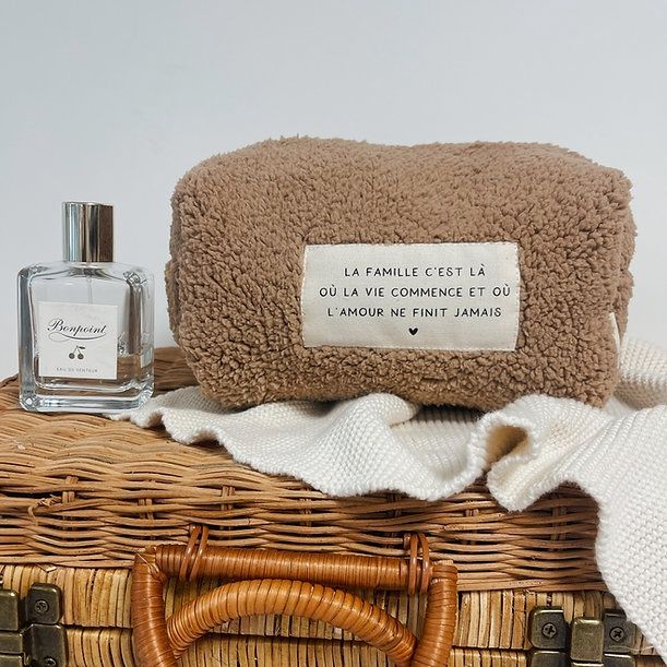 Trousse de toilette Moumoute - NOISETTE