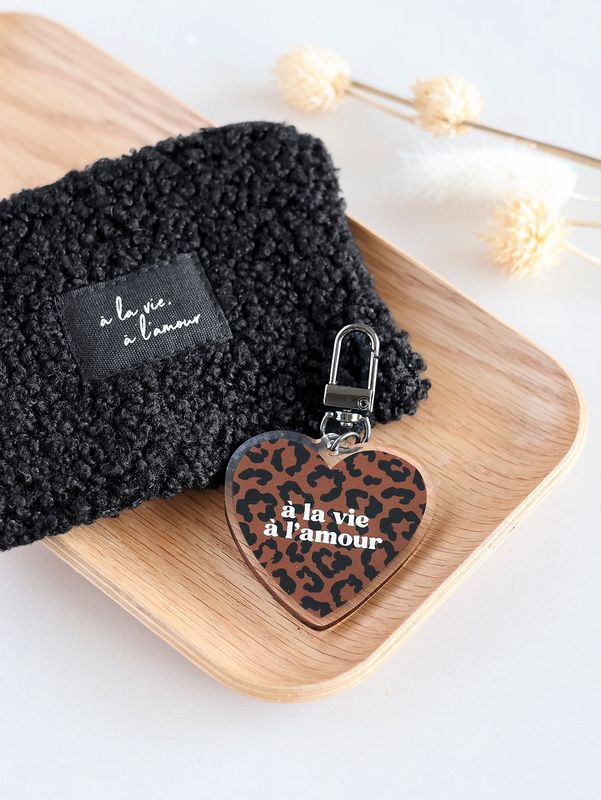 Porte-Monnaie Moumoute NOIRE - à la vie, à l'amour