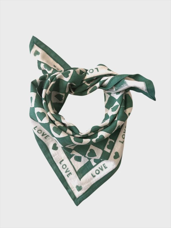 Foulard - Coeur Sapin
