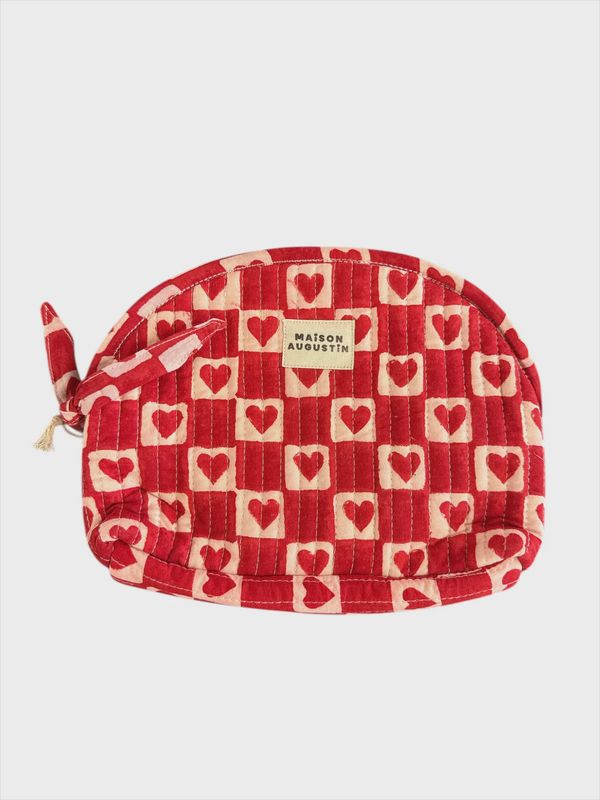 Trousse Make up - Coeur Rubis