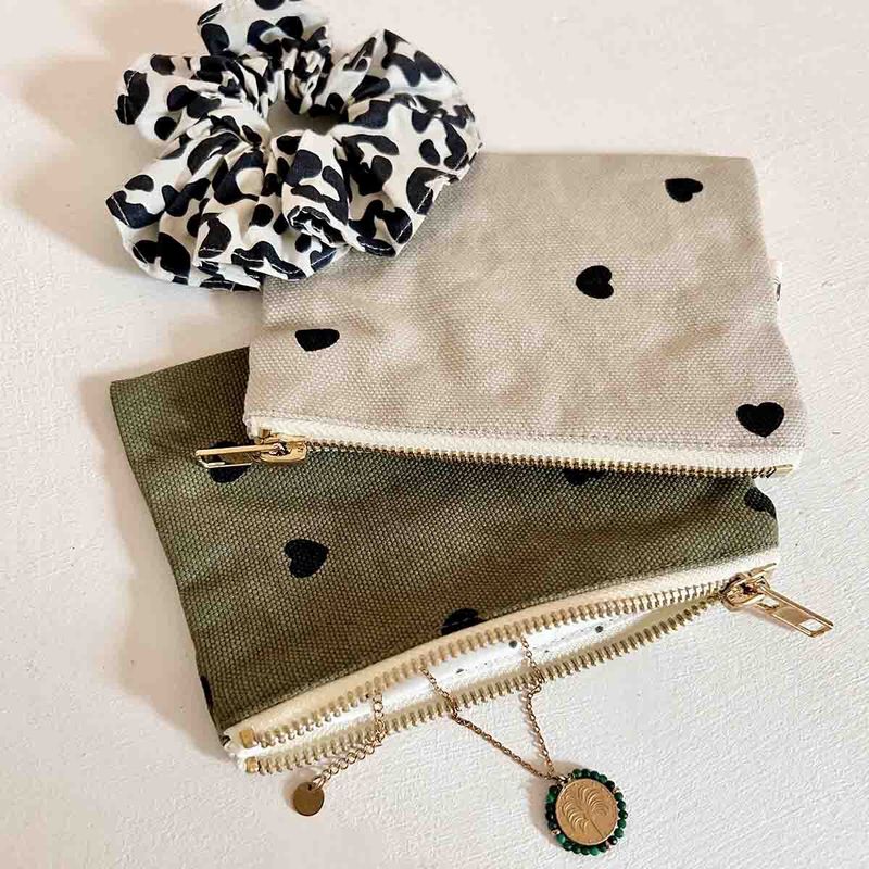 Porte-monnaie Marie Heart - Sable