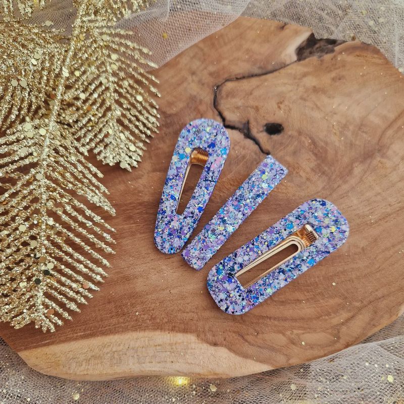 Barrette résine Jingle Bell