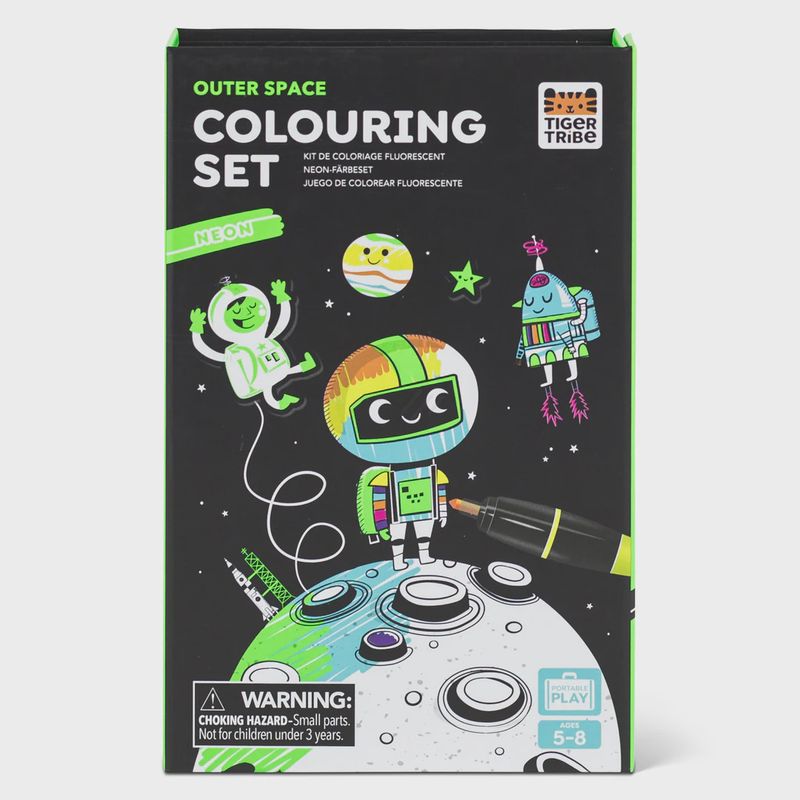 Coffret coloriage Néon - Espace