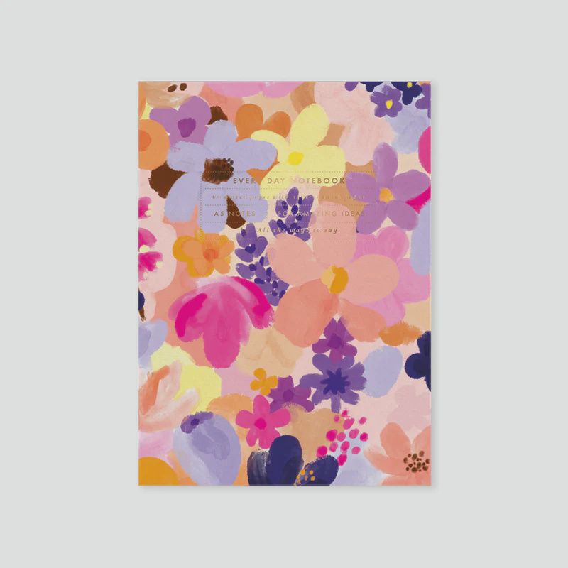Jardin de fleurs - Cahier A5