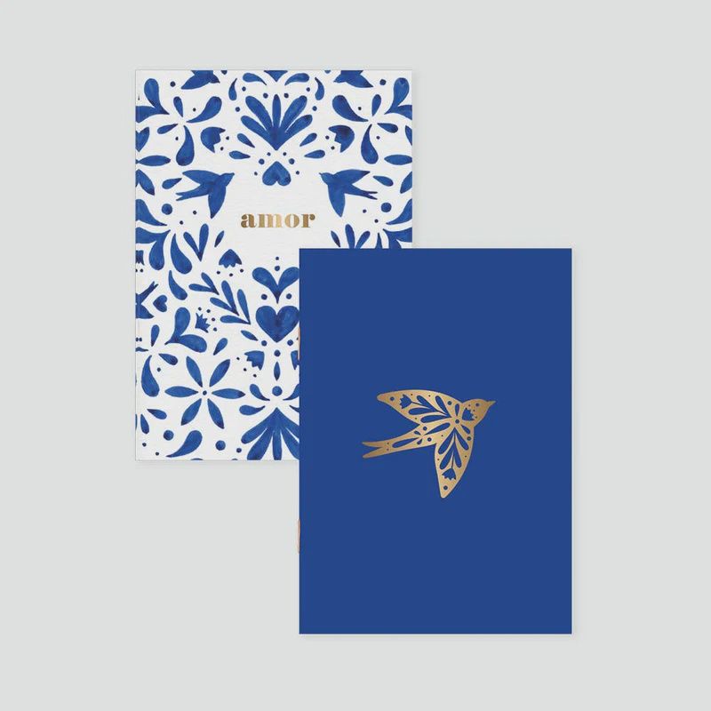 Hirondelles - Carnet de poche A6 DUO