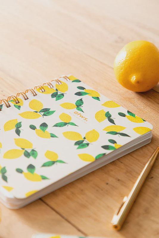 Citron - Cahier Spirale