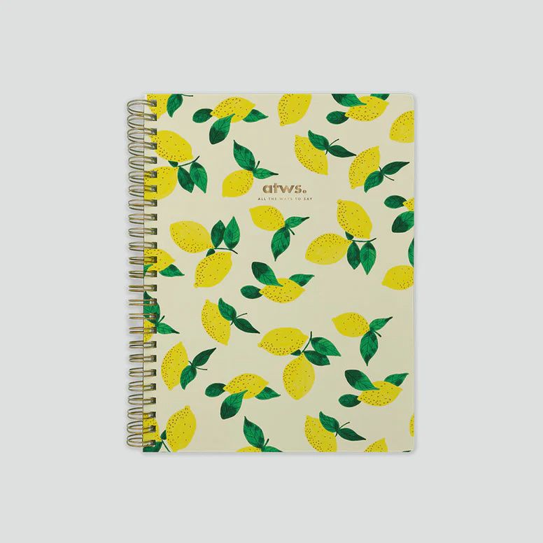 Citron - Cahier Spirale