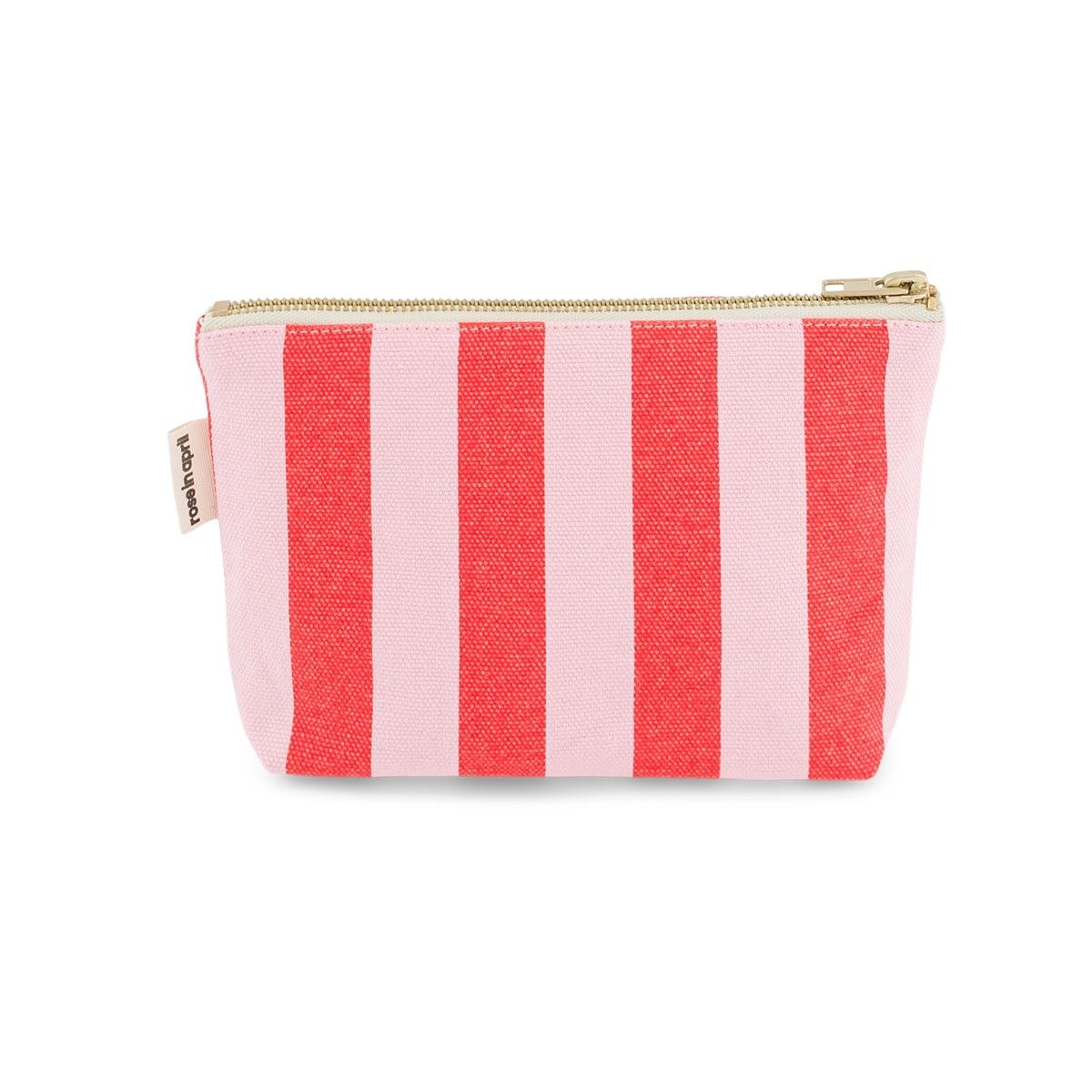 Trousse Sofia - Rayures Candy pink / Rouge