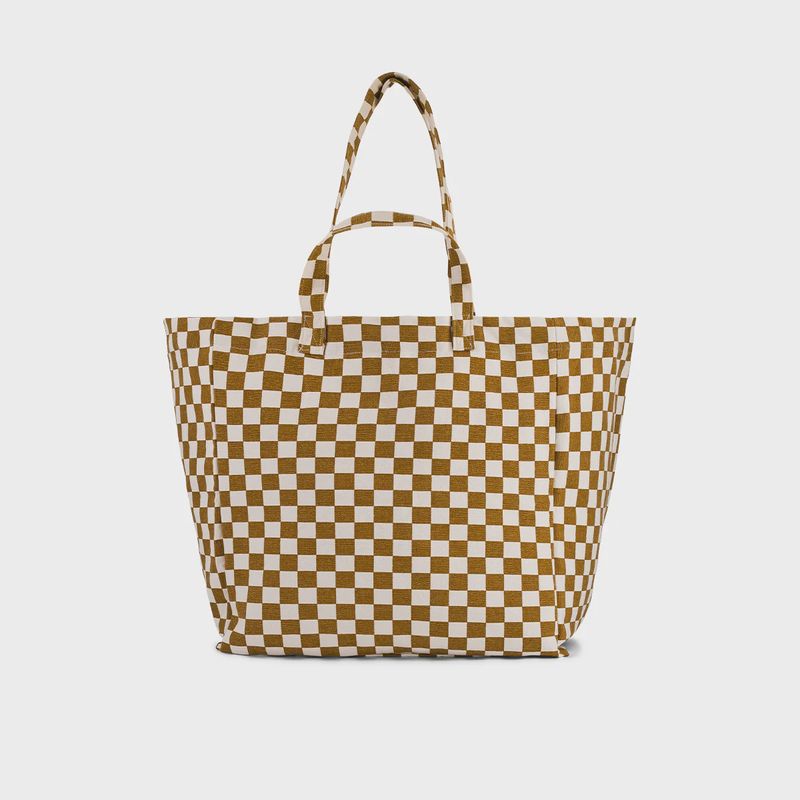 Sac cabas Elisa - New damier Caramel