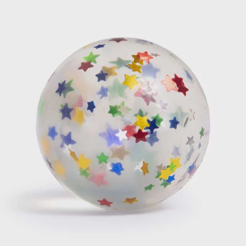 Balle rebondissante souris pailletée – Étoiles
