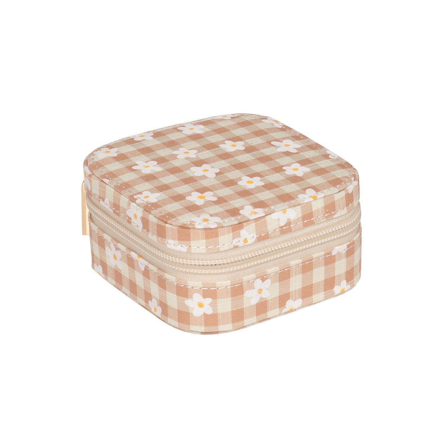 Boîte à Bijoux carrée - Daisy Gingham
