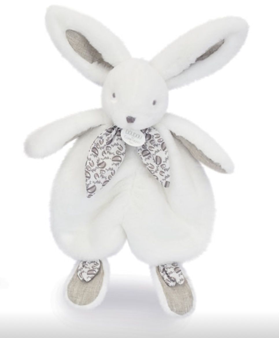 Lapin Doudou - Blanc 29cm