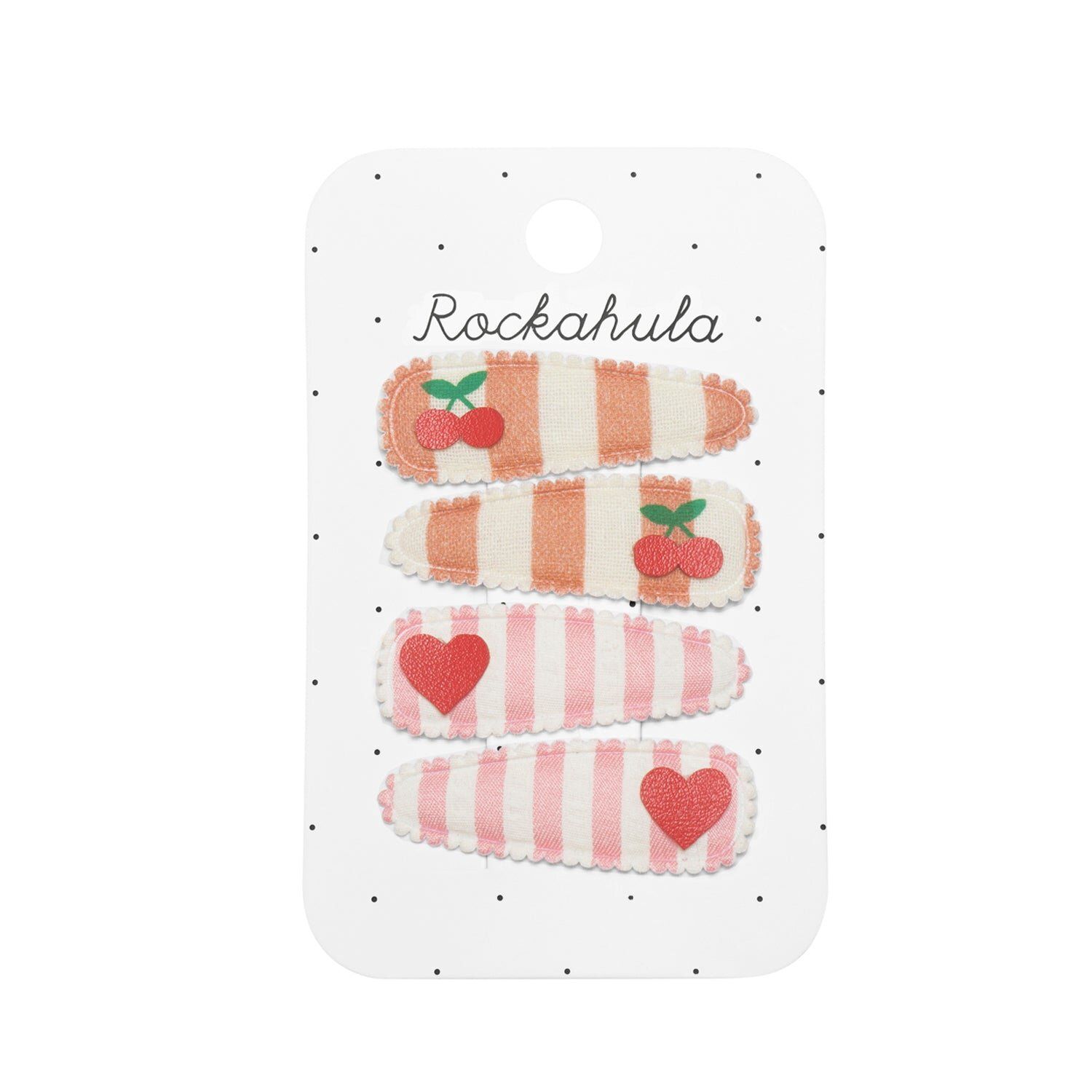 Barrettes - plates Cerises