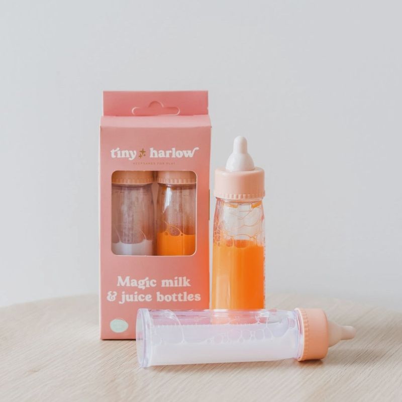 Lot de 2 biberons magiques - Lait &amp; Jus