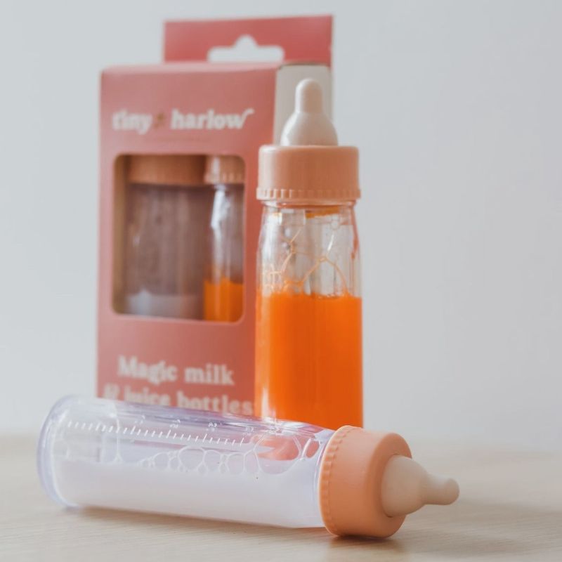 Lot de 2 biberons magiques - Lait &amp; Jus