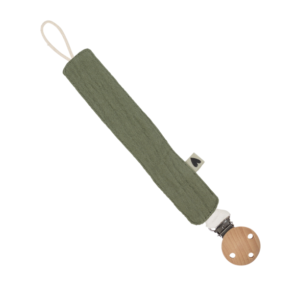 Attache tétine - Vert Olive
