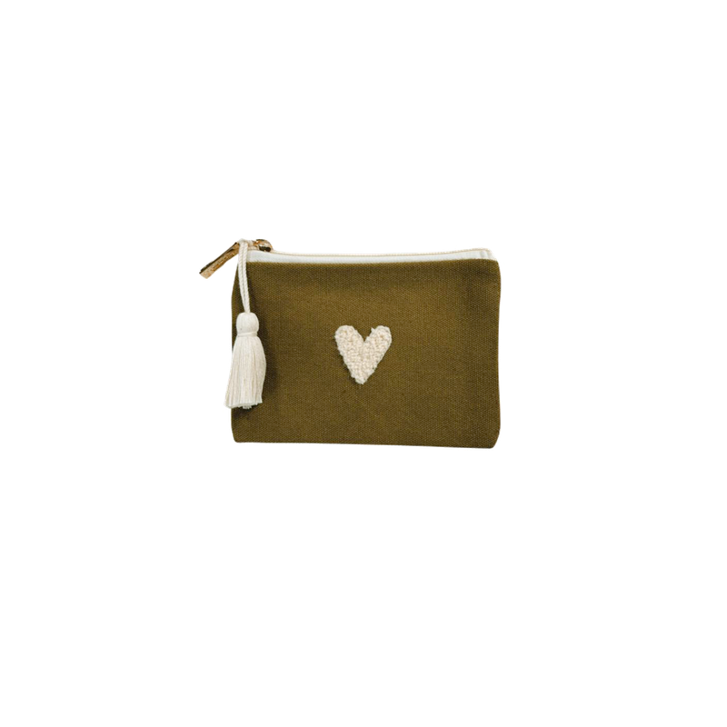 Porte-monnaie Love - Olive