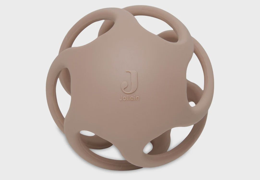 Anneau de dentition boule Silicone Ø 9,5cm Silicone - Biscuit
