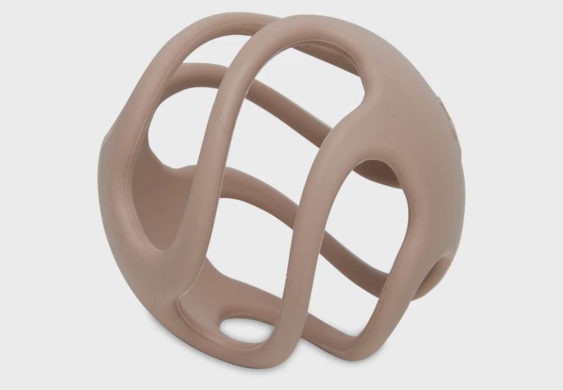 Anneau de dentition boule Silicone Ø 9,5cm Silicone - Biscuit