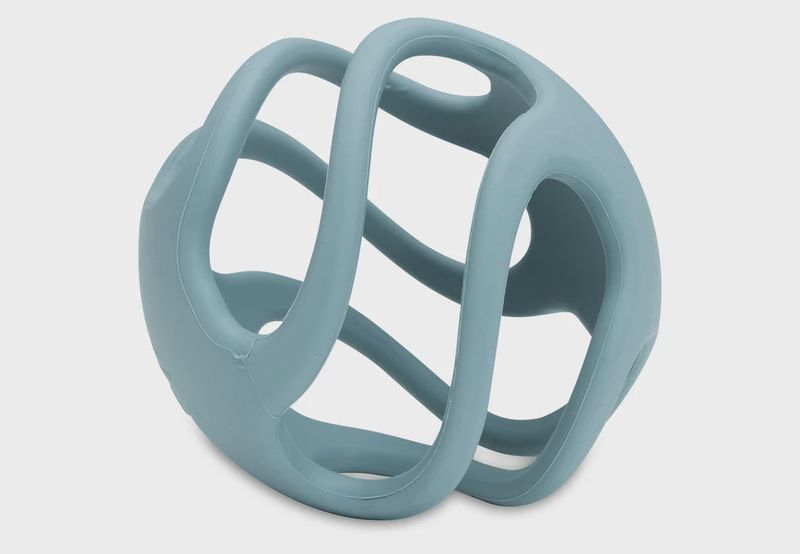 Anneau de dentition boule Silicone Ø 9,5cm - Vert mer