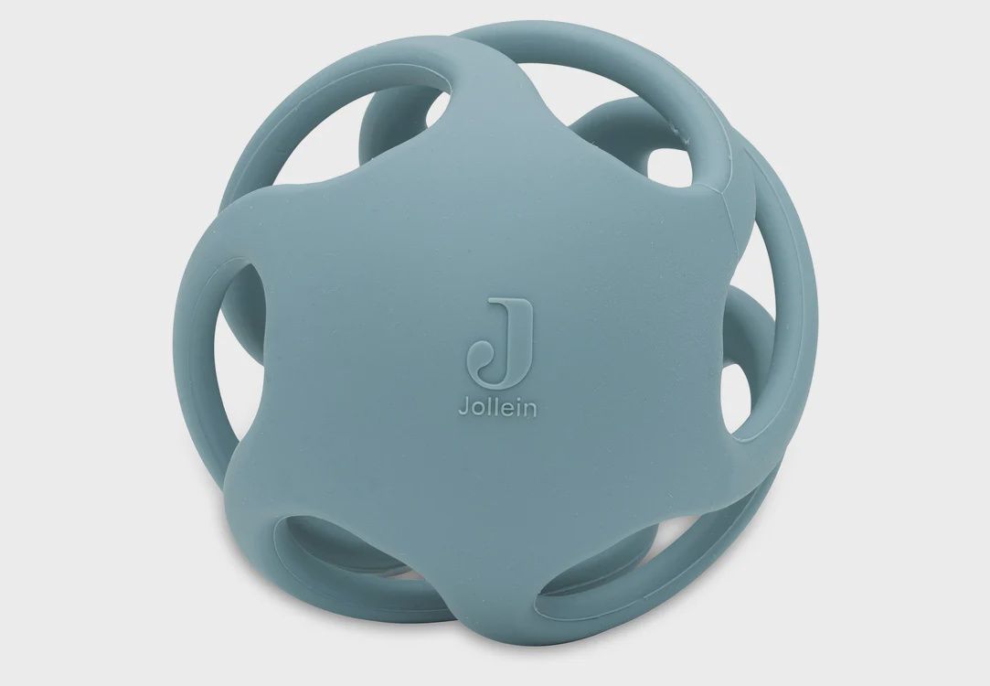 Anneau de dentition boule Silicone Ø 9,5cm - Vert mer