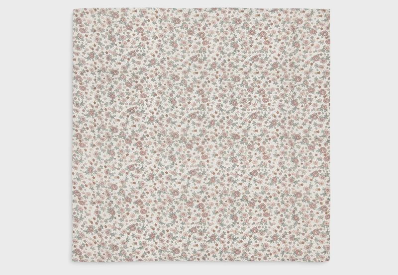 Langes gaze de coton small 70x70cm - Fleurs rétro - 3 pièces