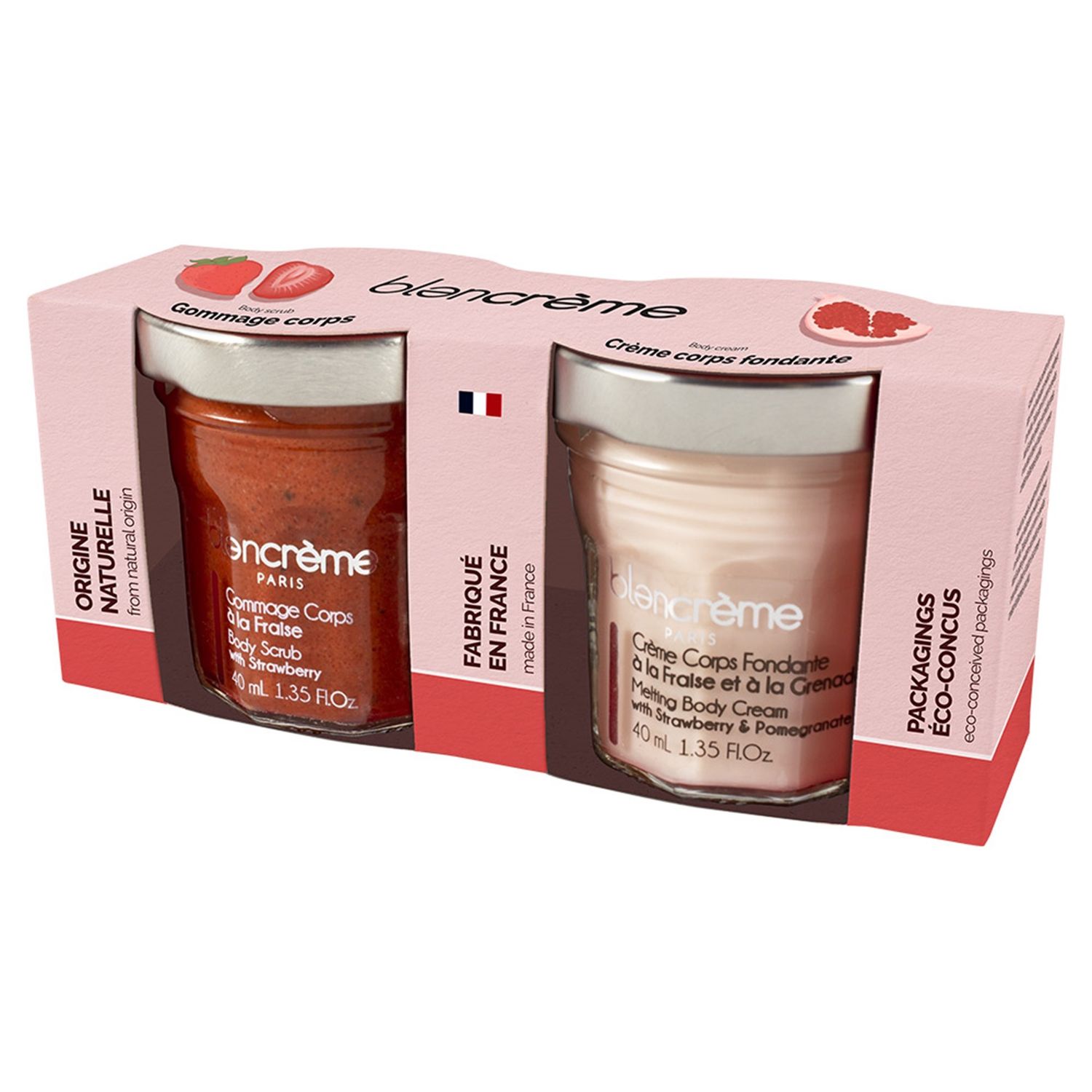 Duo soins corps - Fraise