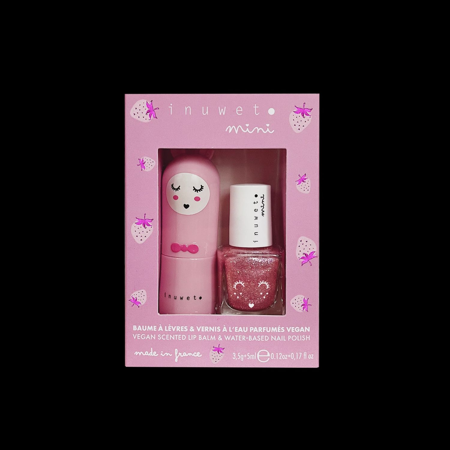 Duo baume &amp; vernis kids - Rose Clair