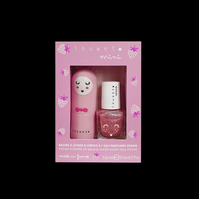 Duo baume &amp; vernis kids - Rose Clair