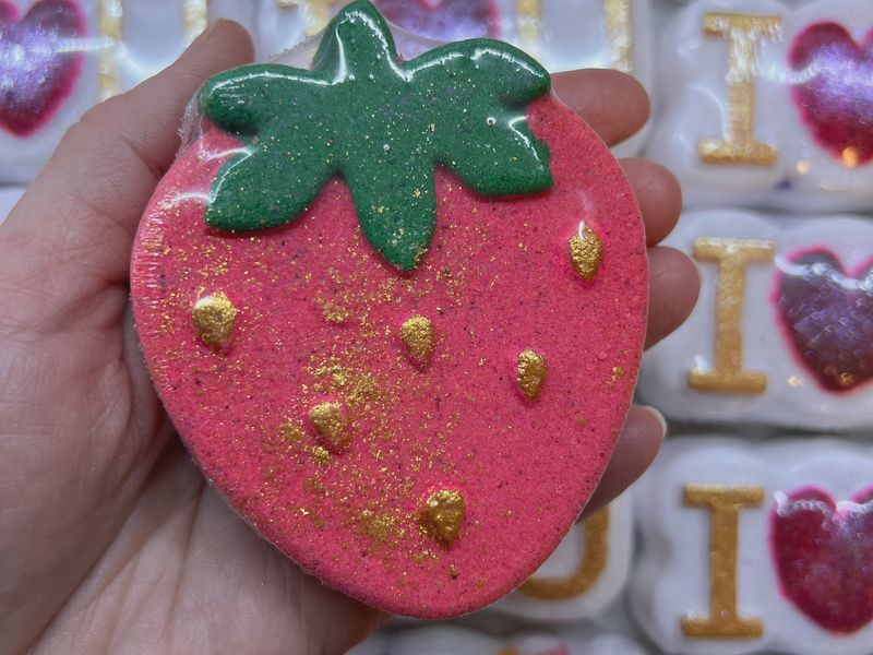 Bombe de bain - Fraise
