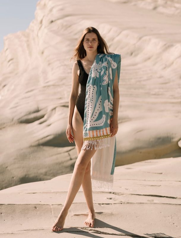 Fouta - Colombe Bleu