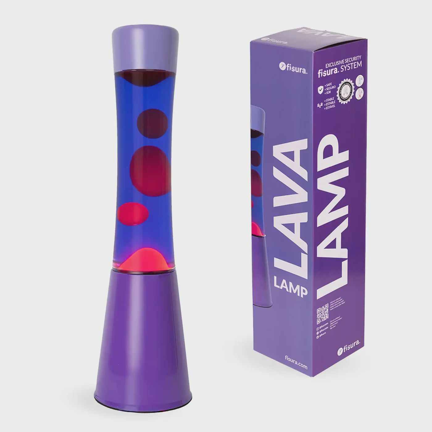 Lampe à lave - Dégradé violet