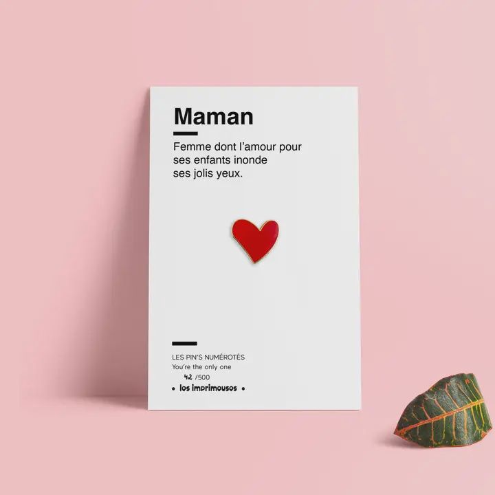 Pin&#39;s - Cœur - Maman