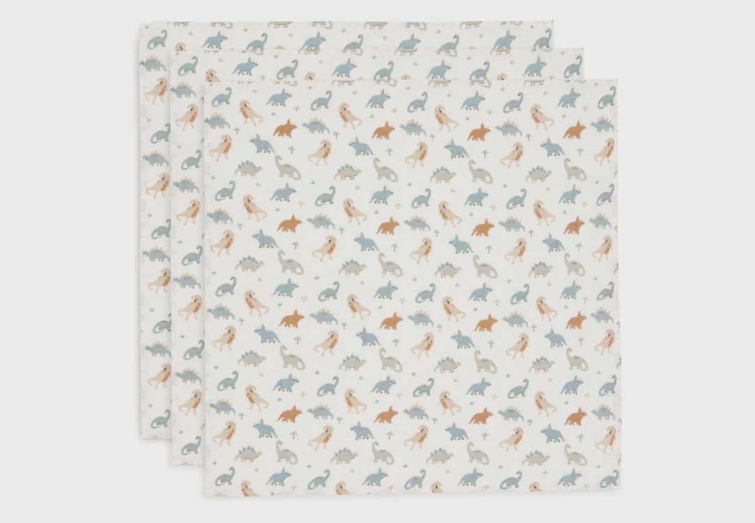Lange Gaze de Coton Small 70x70cm - Roarsome - 3 Unités