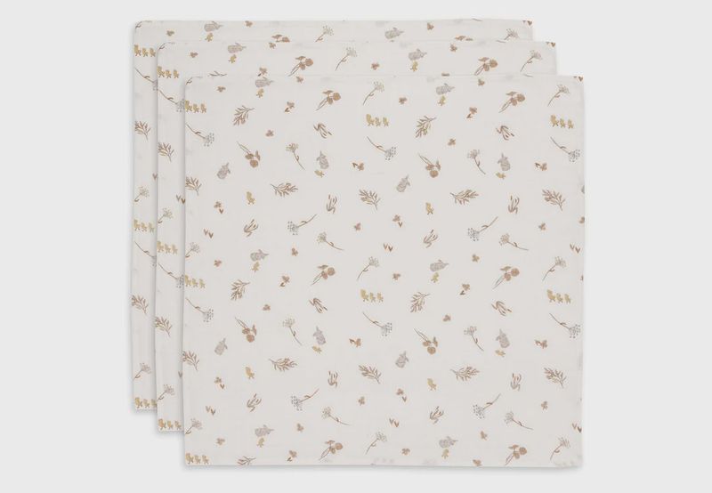 Lange Gaze de Coton Small 70x70cm - Riverside - 3 Unités