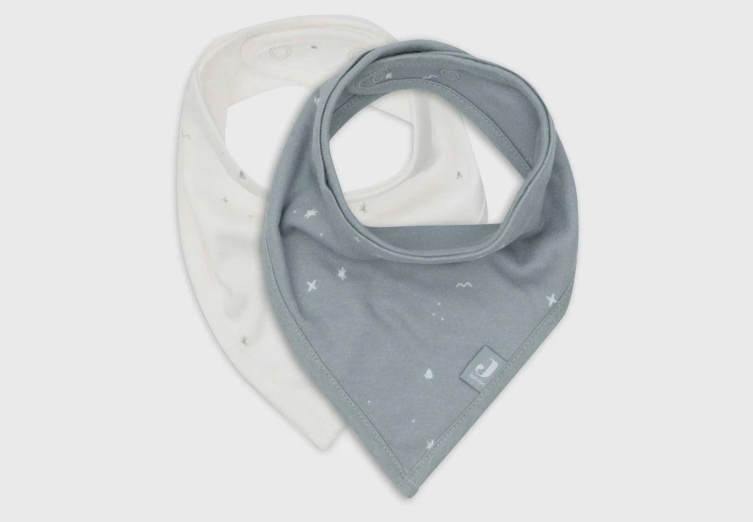 Bavoir Bandana Twinkling - Sea Green - 2 Unités